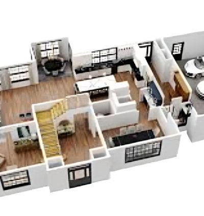 3D Floor Plan Per Floor