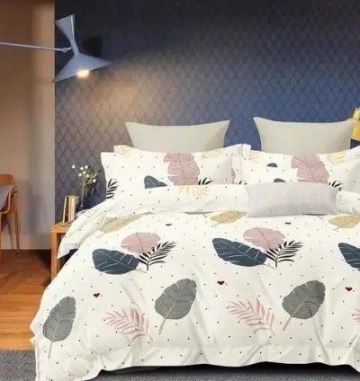 Cotton Bedsheet With Pillow Cover (Pack of 1)