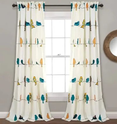 TLF POLUSTER PRINTED CURTAIN (PACK OF 1)