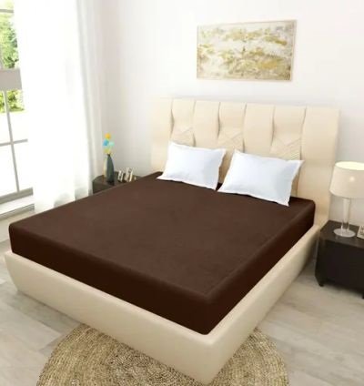 Cotton Feel Terry 78x72 inch Ultra Soft Waterproof Mattress Protector King Size | Breathable Hypoallergenic Mattresses Cover for King Size Bed (78x72 inch | 6.5x6 feet, Grey -